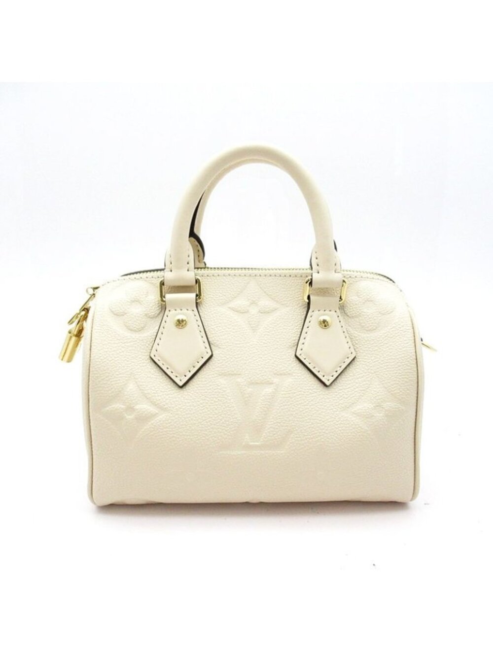 Louis Vuitton Speedy Bandouliere 20 Monogram Empreinte Boston Bag Cles - Picture 1 of 8